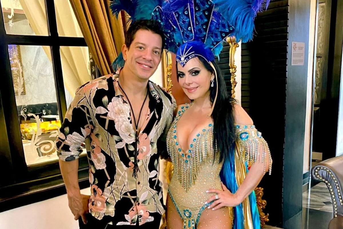 Impacta Maribel Guardia con tremendo cuerpazo junto a Yahir