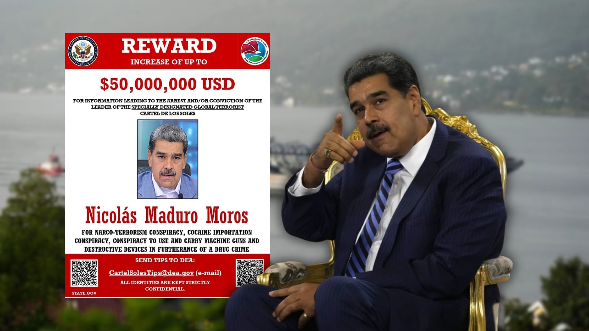 Departamento del Tesoro y Departamento de Estado de EE.UU. escalan aanciones contra el Cártel de los Soles (Wikimedia Commons/AP/Canva)