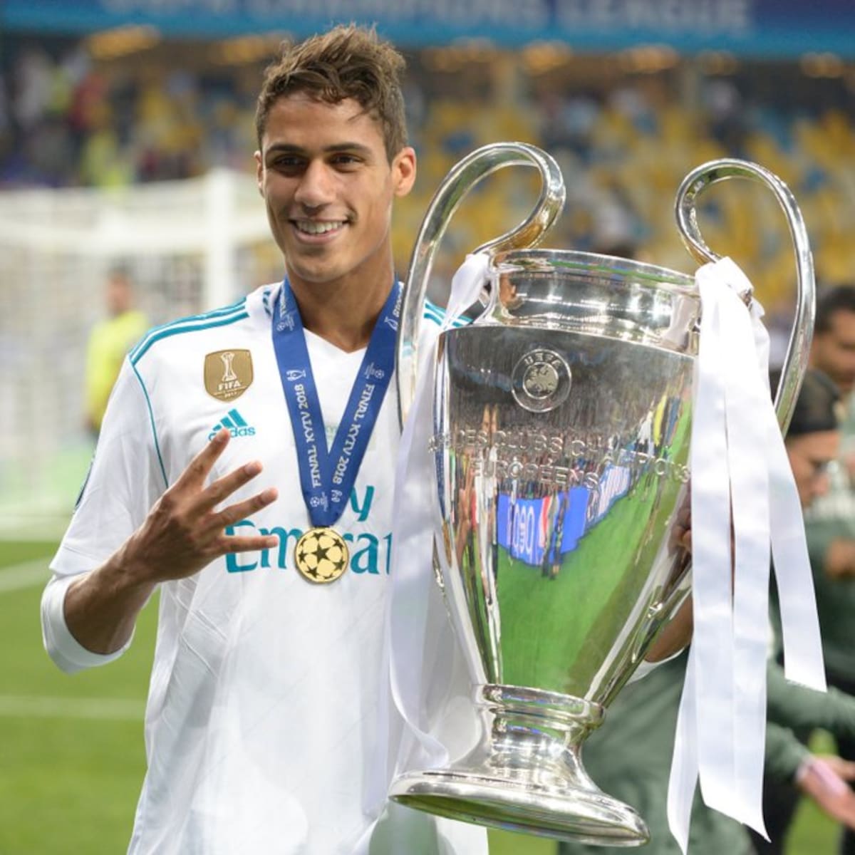 Raphael Varane, Champions League 2018. Foto: X/RaphaelVanare