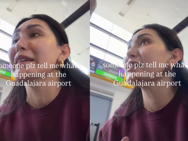 VIDEO | Influencer compartió el momento de terror que vivió junto a su abuelita en el Aeropuerto Internacional de Guadalajara en medio de la crisis de seguridad en Jalisco