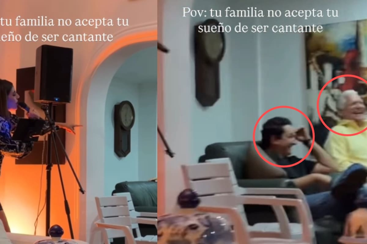 “Mi familia no acepta mi sueño de ser cantante”: joven sorprende a todos al cantar en plena reunión familiar y luego se queja