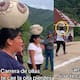 “A la que se le caiga primero, pierde”: Concurso de carreras con ollas de barro en la cabeza se vuelve viral