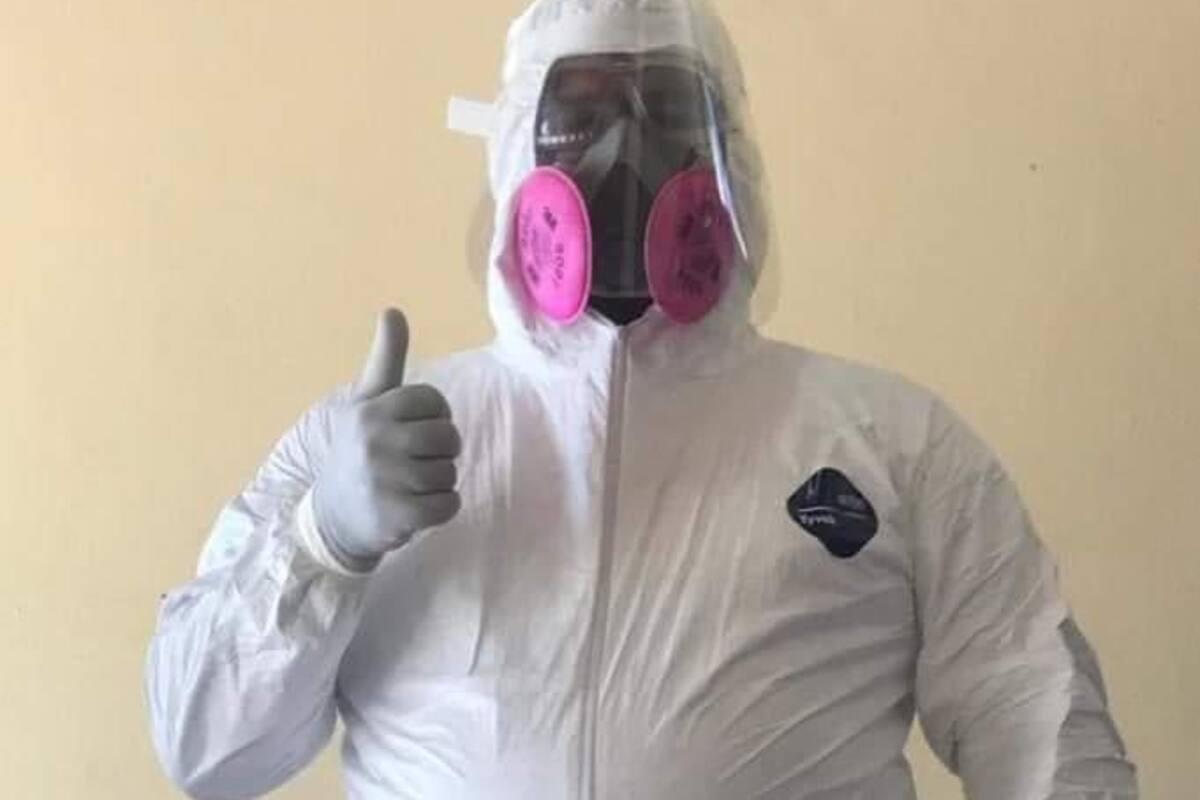 Enfermero guaymense pasará Día del Padre aislado