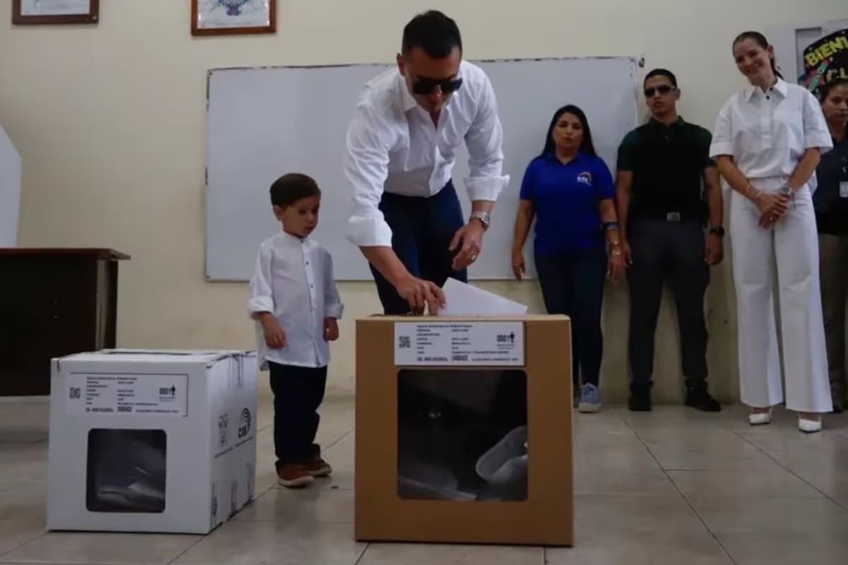 Noboa se ha enfocado en la seguridad y el empleo durante su campaña, mientras que González ha denunciado irregularidades y criticado la gestión de Noboa. Foto: EFE