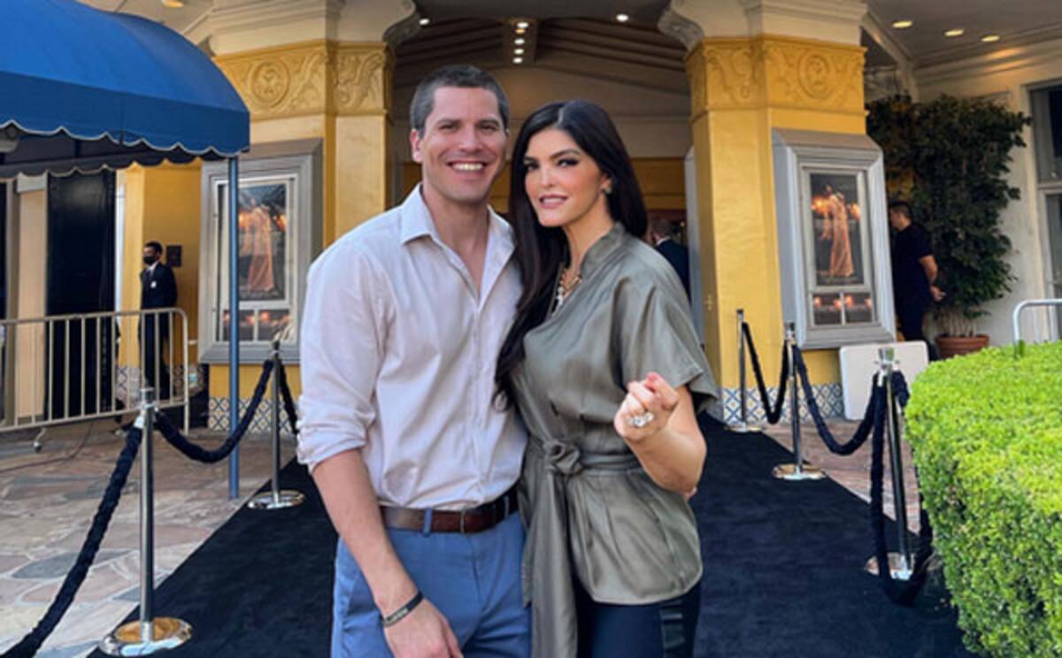 Ana Bárbara y su pareja Ángel Muñoz.