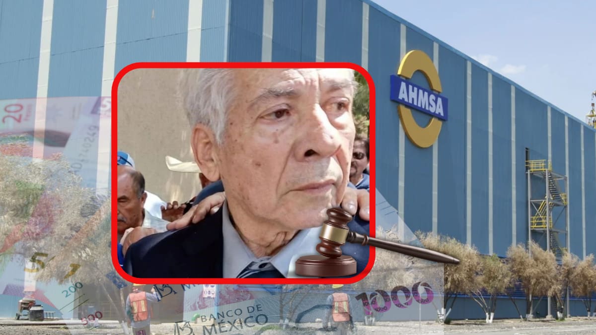 José Arturo Domínguez Arteaga ofreció mil 400 millones de dólares por AHMSA, pero solo depositó 5 mil pesos de los 56.3 millones de dólares exigidos como garantía; jueza lo denuncia ante la FGR y abre 90 días para negociar la venta con acreedores