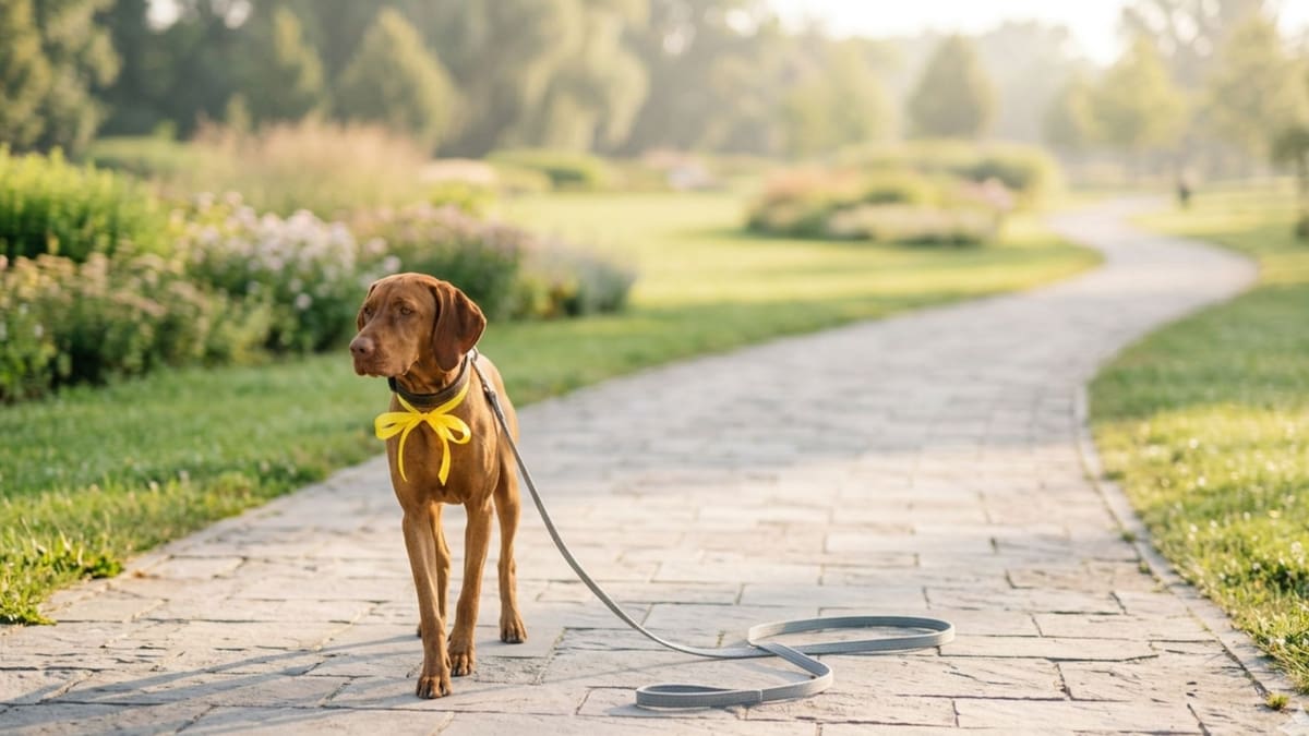 Más que un adorno, el pañuelo amarillo en mascotas es una herramienta de prevención social que indica necesidades especiales de salud o miedo, obligando a los transeúntes a mantener una distancia física prudente por seguridad