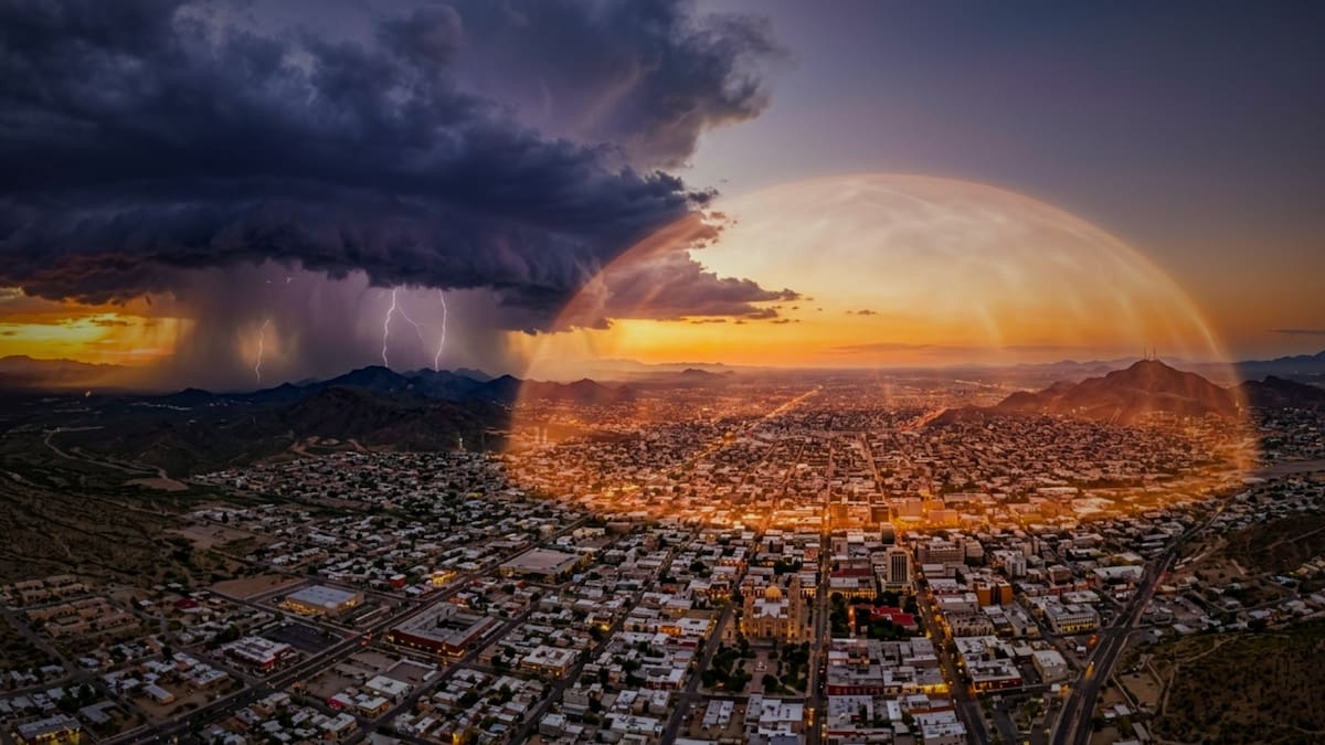 ¿Por qué no llueve en Hermosillo? Una “burbuja” de calor desintegra las tormentas antes de tocar la ciudad