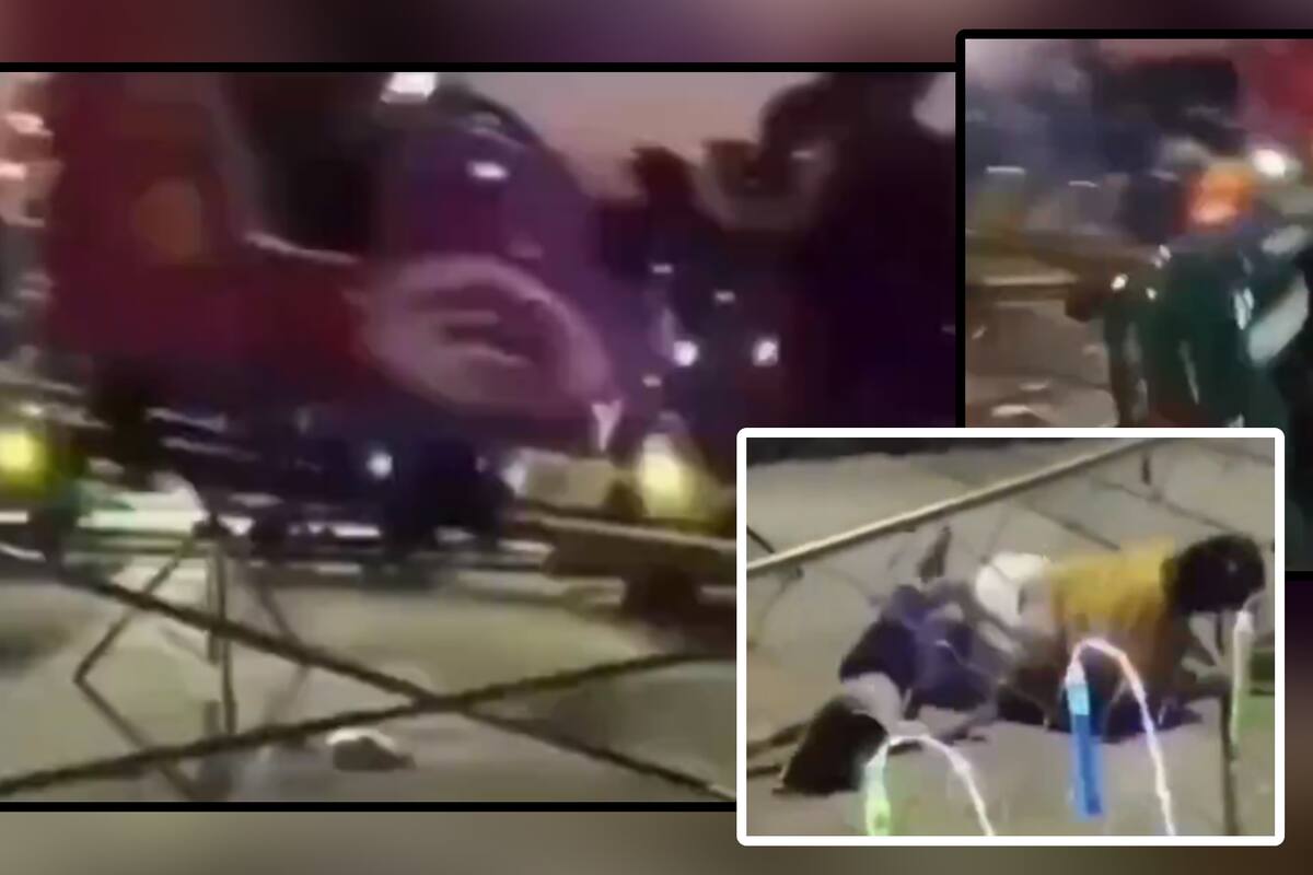 VIDEO: ¡Aterrador! Madre e hijo salen “volando” de juego mecánico en una feria de México