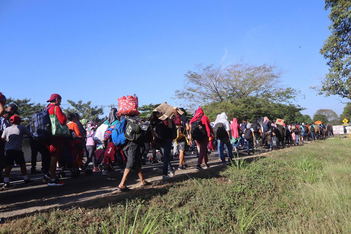 INM afirma que está monitoreando caravana de migrantes en México
