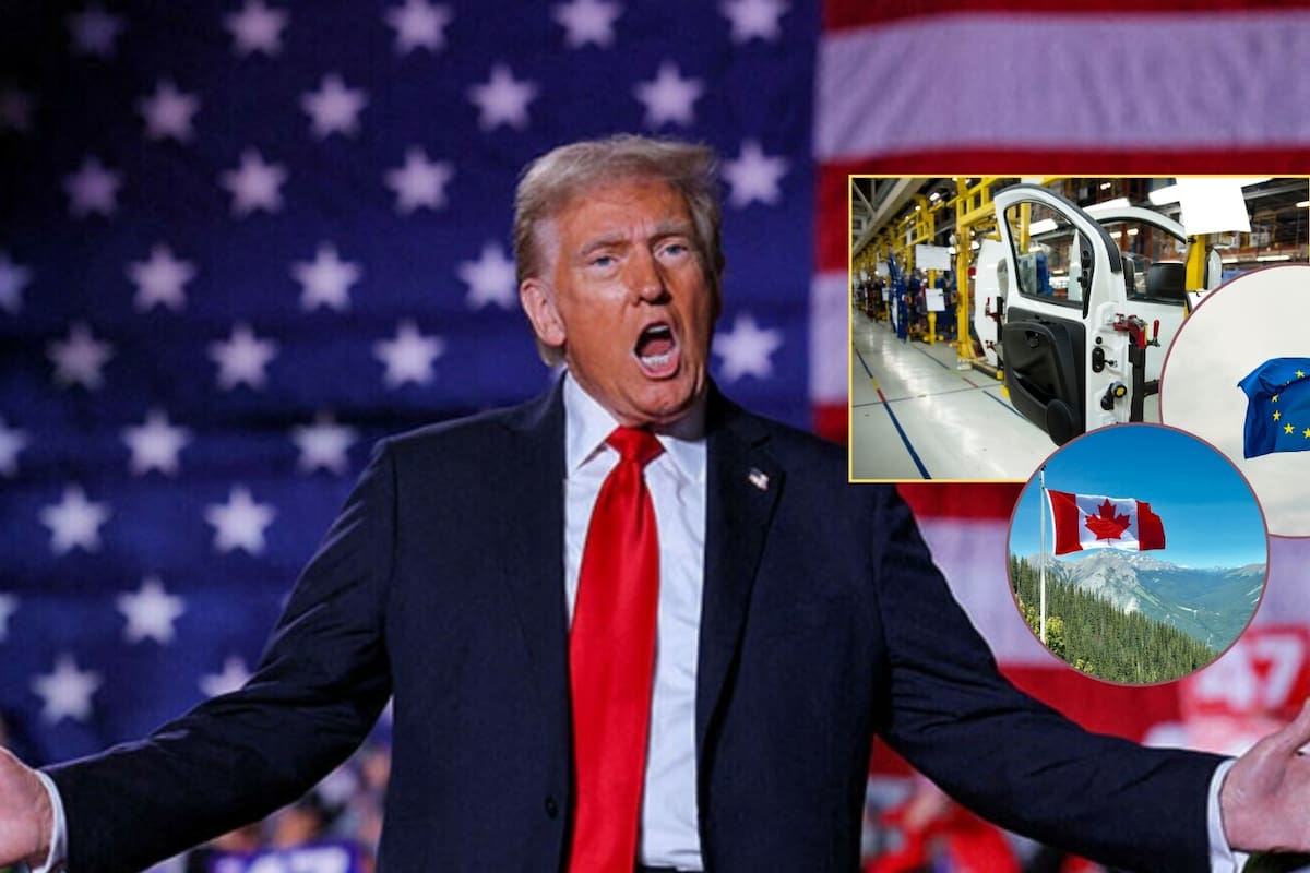 Donald Trump amenaza con medidas drásticas a Canadá y la Unión Europea si toman represalias contra EU por aranceles a automóviles