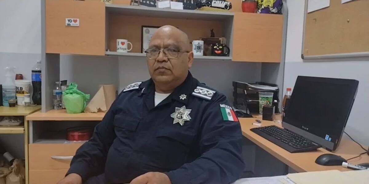 Jorge Argoud Martínez, subdirector operativo de la Dirección de Seguridad Pública Municipal.