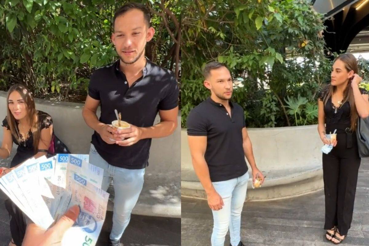 Este hombre ‘dejó’ que su novia besara a otro a cambio de dinero y se enojó con ella