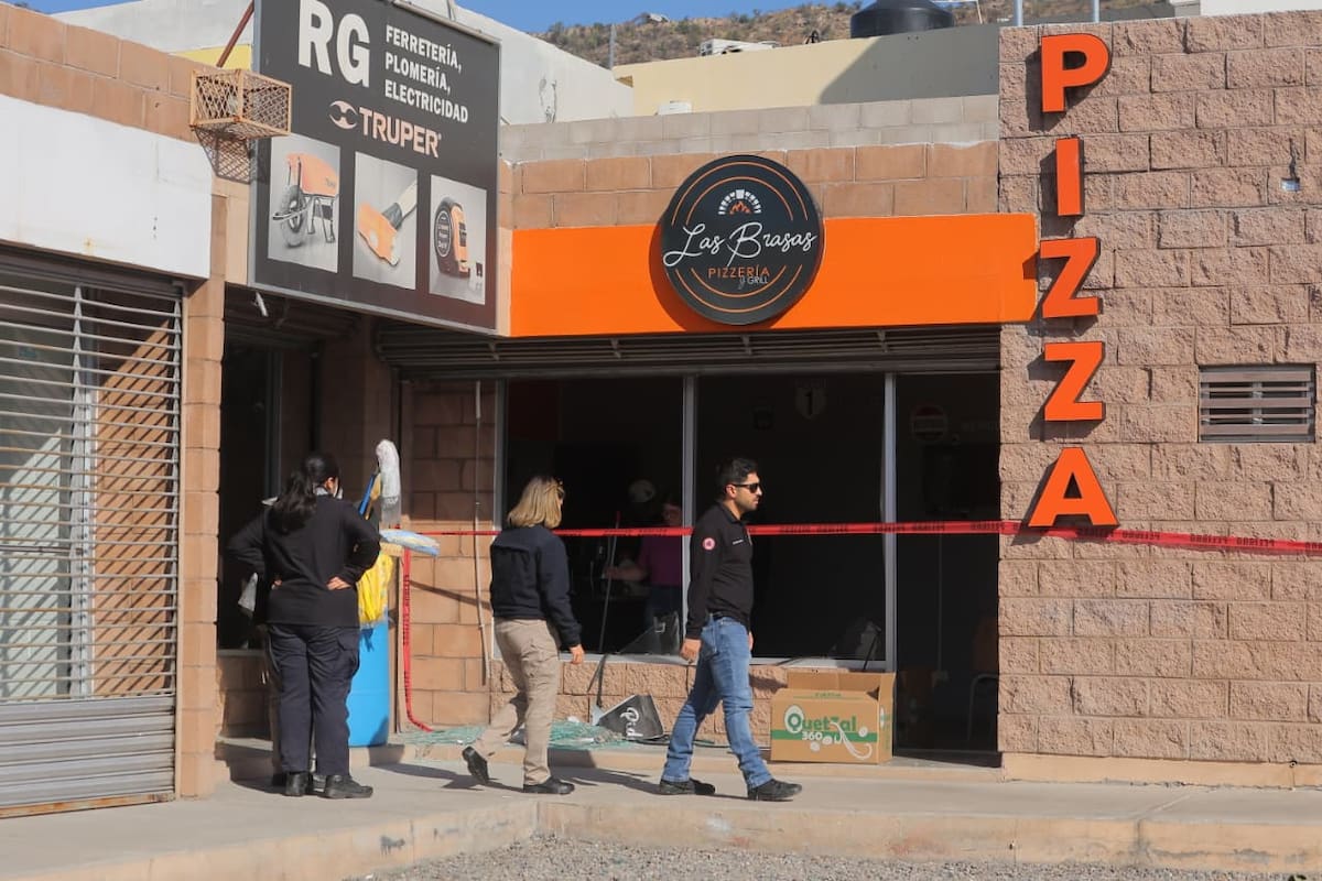 Explosión por acumulación de gas deja un lesionado en pizzería del Norte de Hermosillo
