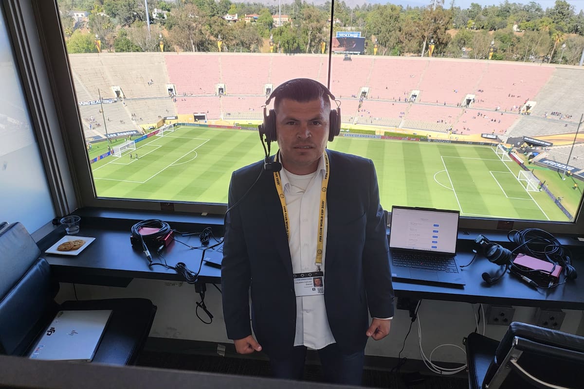 De narrar partidos amateur a narrar para la FIFA: Daniel Caldera y una década de evolución deportiva