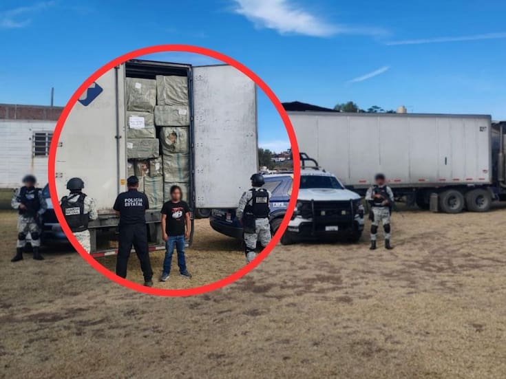 Aseguran tráiler con 20 toneladas de mercancía china valuada en 5 millones de pesos en Guanajuato
