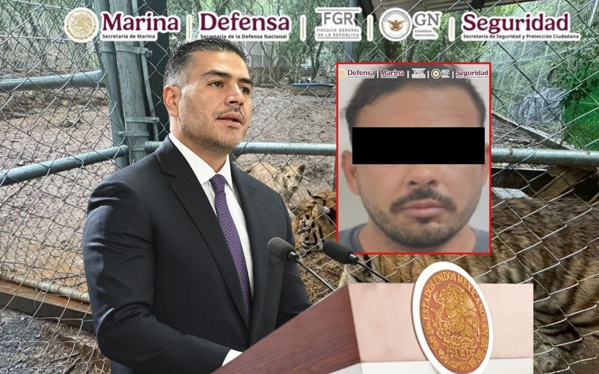Detienen en Nuevo León a José Antonio “N”, ligado al Cártel del Noreste, luego de investigaciones por contrabando de combustible en Tamaulipas. | Crédito: X @OHarfuch/Banco digital GH