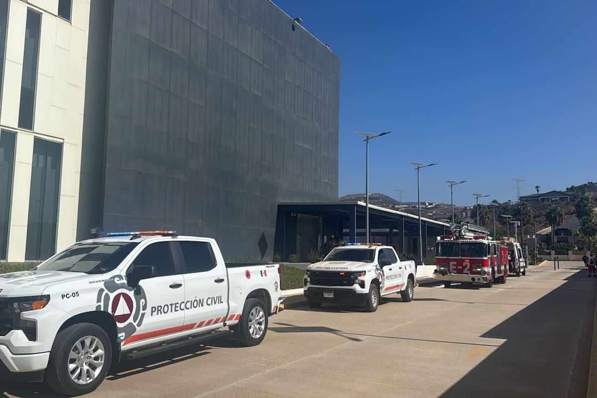 Explosión en instalaciones del Poder Judicial deja dos intoxicados en Ensenada