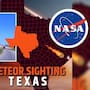 NASA confirma meteorito de una tonelada sobre Houston: viajó a 56 mil km/h y explotó con energía equivalente a 26 toneladas de TNT