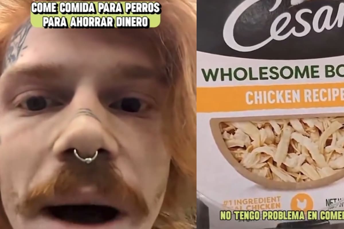 Hombre causa conmoción en redes sociales al asegurar que come comida para mascotas para ahorrar dinero