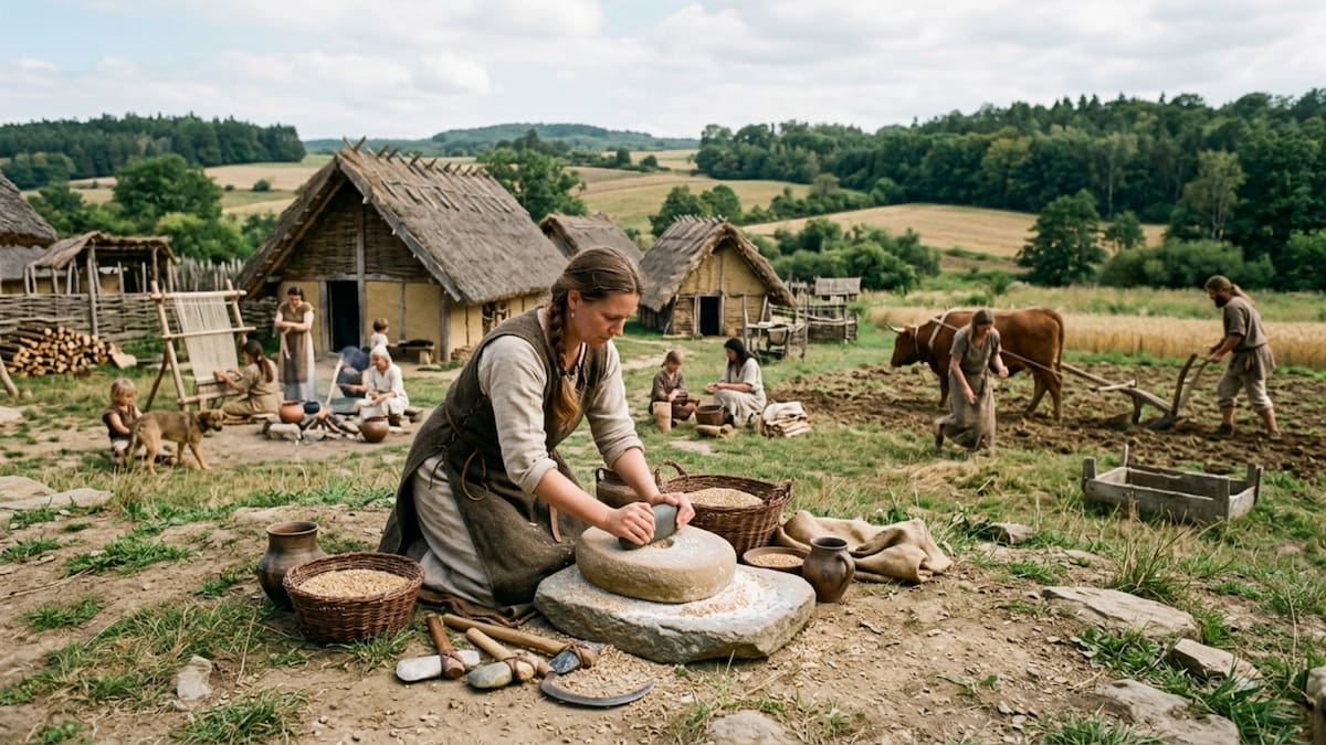 Una mujer enterrada hace 7000 años con herramientas consideradas masculinas revela que los roles de género en la Edad de Piedra eran más flexibles de lo que se creía, según un estudio arqueológico