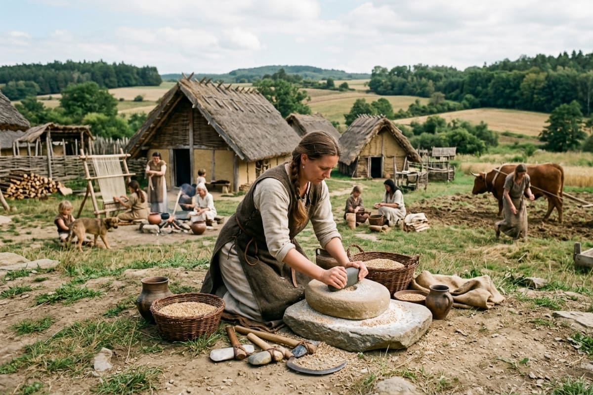Una mujer enterrada hace 7000 años con herramientas consideradas masculinas revela que los roles de género en la Edad de Piedra eran más flexibles de lo que se creía, según un estudio arqueológico