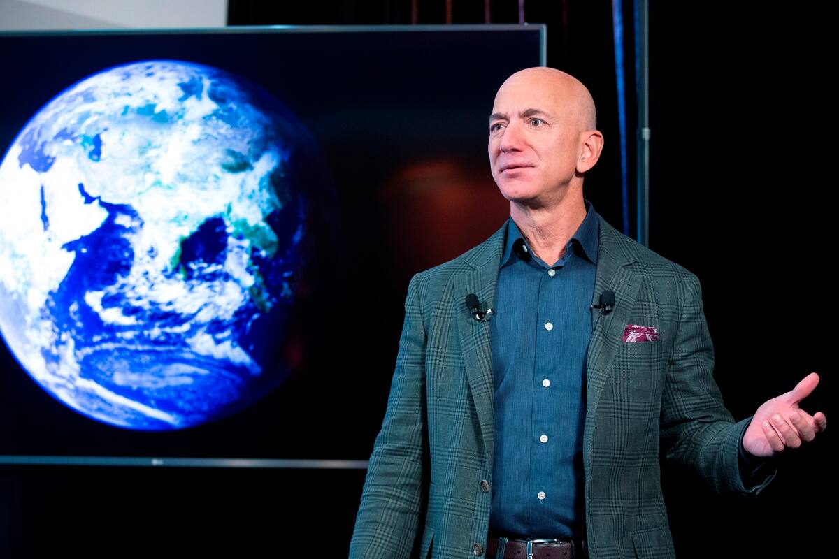 Imagen de archivo del fundador de Amazon, Jeff Bezos. | Crédito: EFE/EPA/Michael Reynolds/Archivo