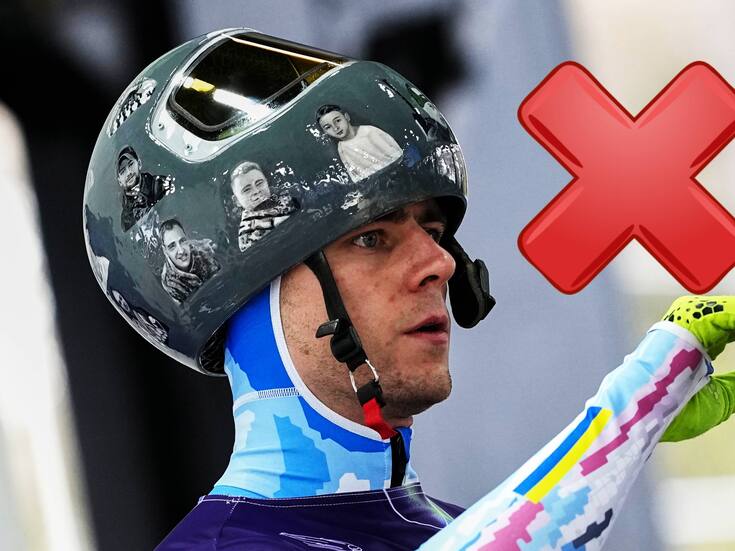Ucraniano Vladyslav Heraskevych queda fuera de Milán-Cortina 2026 por negarse a retirar casco en homenaje a los atletas muertos en la guerra con Rusia