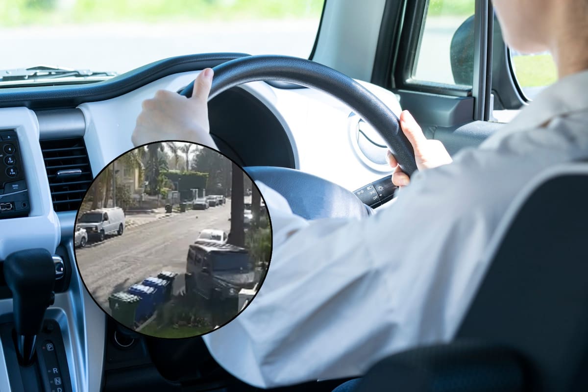 Madre persiguió y chocó el carro de los delincuentes que intentaron robarle a sus hijos en Los Ángeles