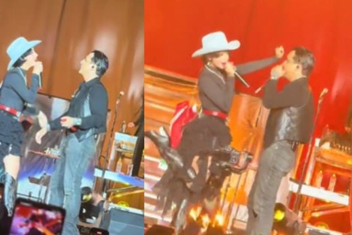 “Porque eres mi esposo Christian” Ángela Aguilar y Christian Nodal recrean su momento más viral