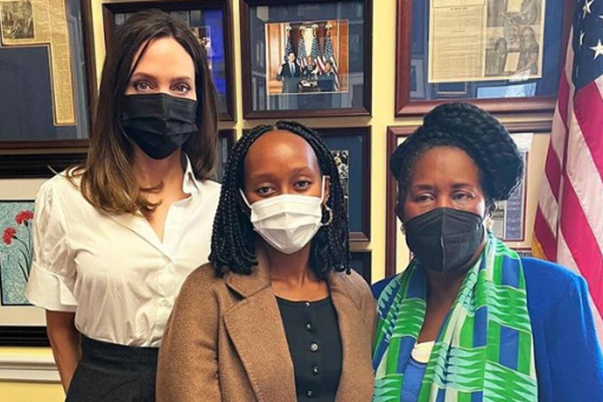 Angelina Jolie y su hija Zahara lucha contra la violencia hacia la mujer