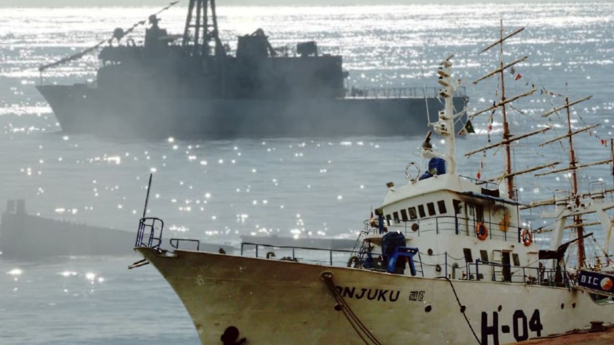 Ex buque “Onjuku” recibe su última misión de la Secretaría de Marina tras más de 40 años de servicio para convertirse en arrecife artificial frente a las costas de Tamaulipas