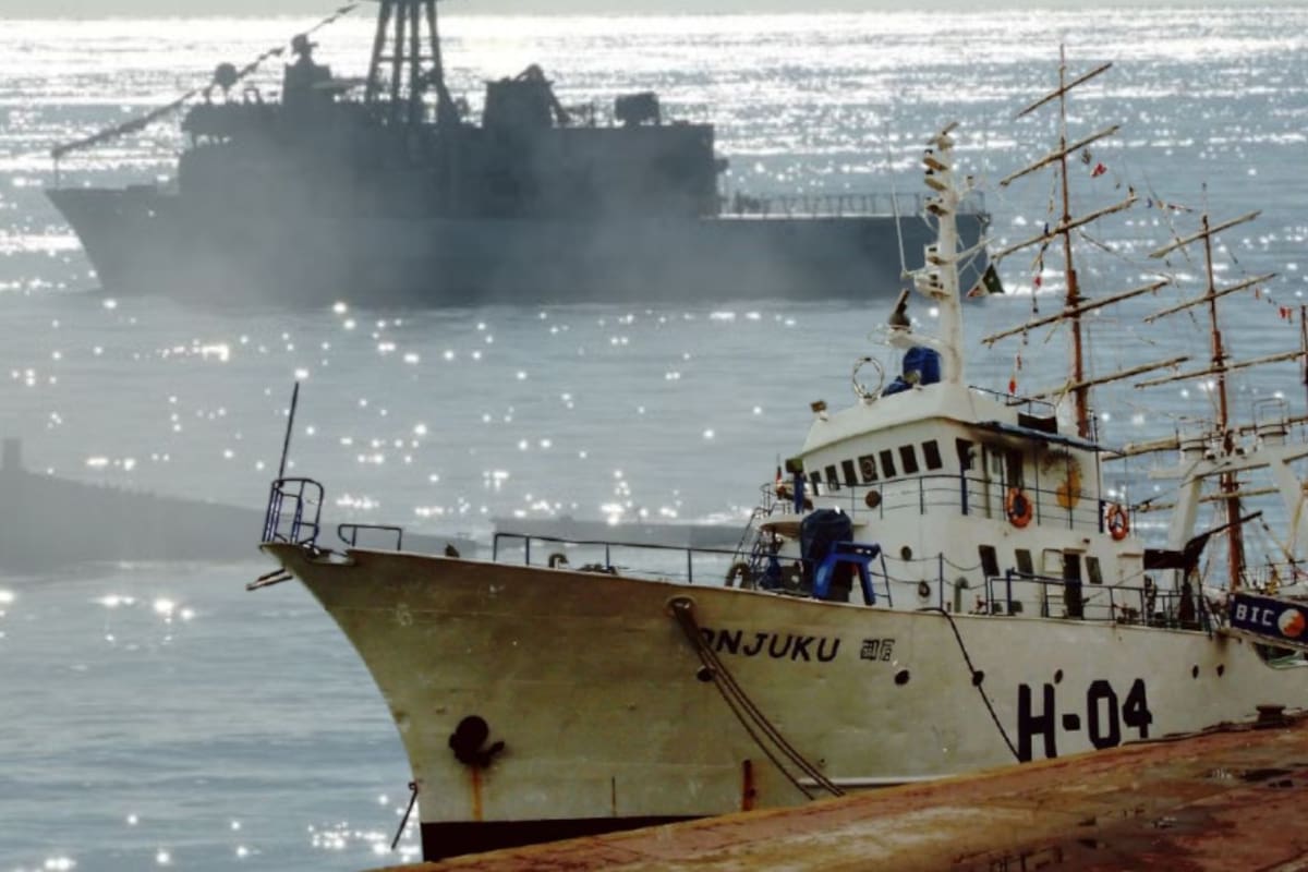 Ex buque “Onjuku” recibe su última misión de la Secretaría de Marina tras más de 40 años de servicio para convertirse en arrecife artificial frente a las costas de Tamaulipas