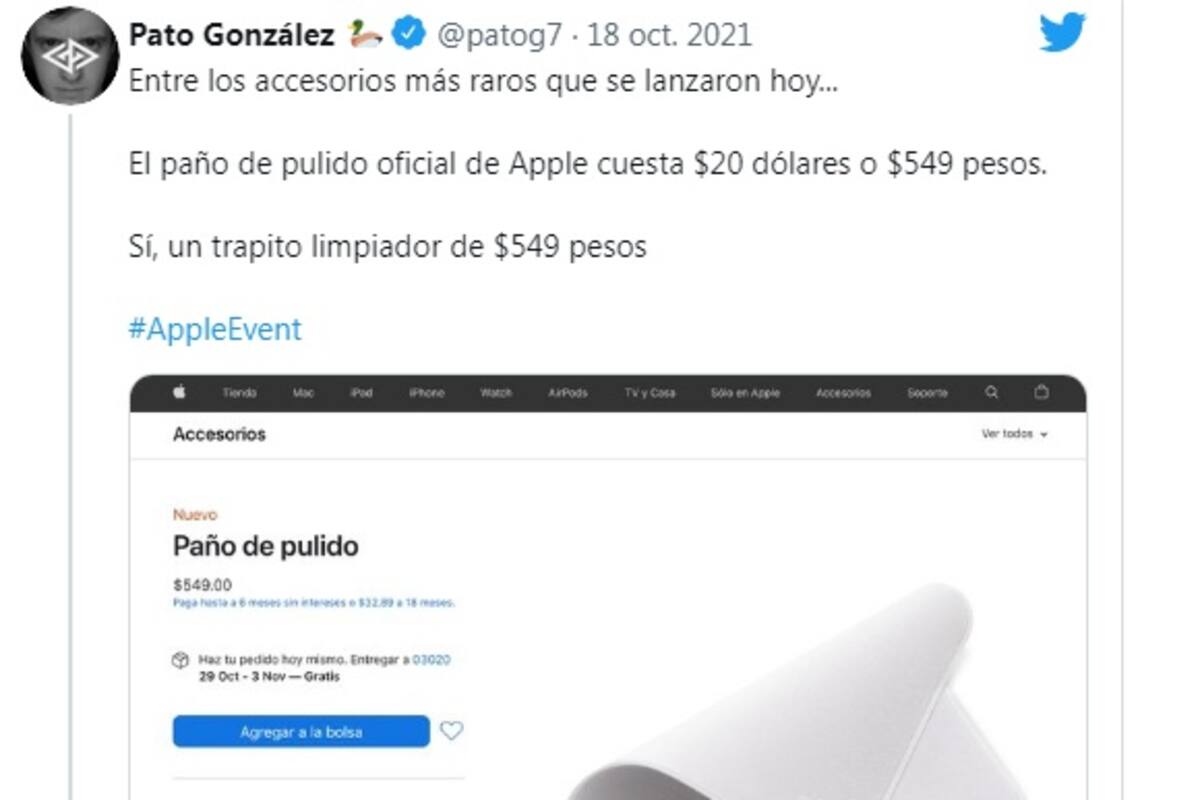 Apple lanza paño para limpiar iPhone; el precio indigna en redes