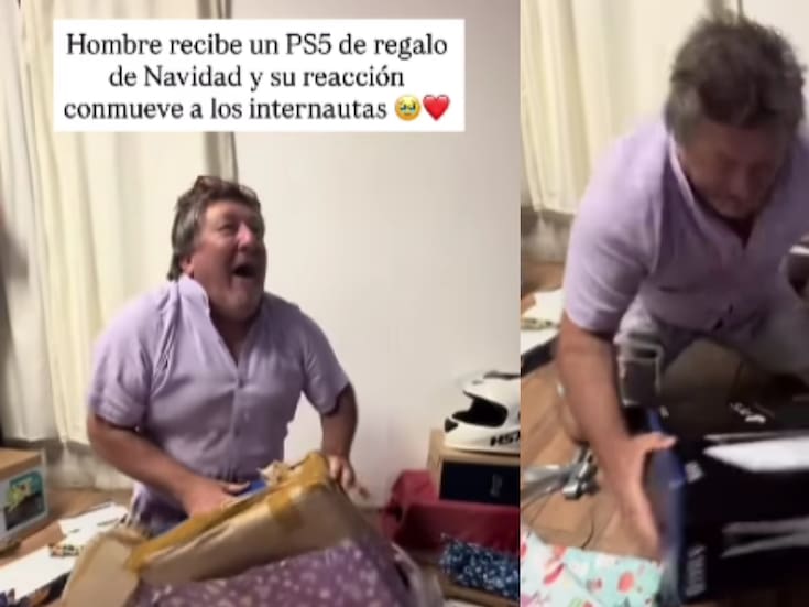 “Este señor no tiene miedo de mostrar a su niño interno”: hombre mayor se vuelve viral al recibir una PlayStation 5 de regalo