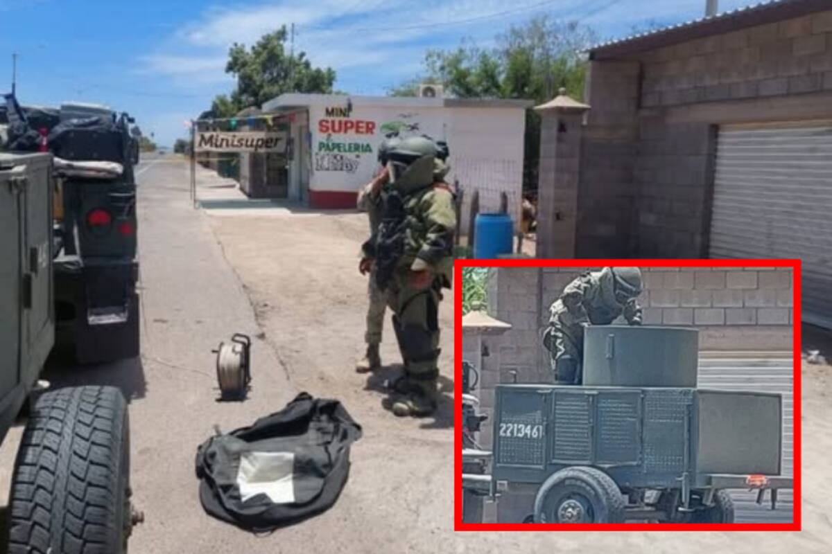 Localizan y desactivan artefacto explosivo en Navolato, Sinaloa