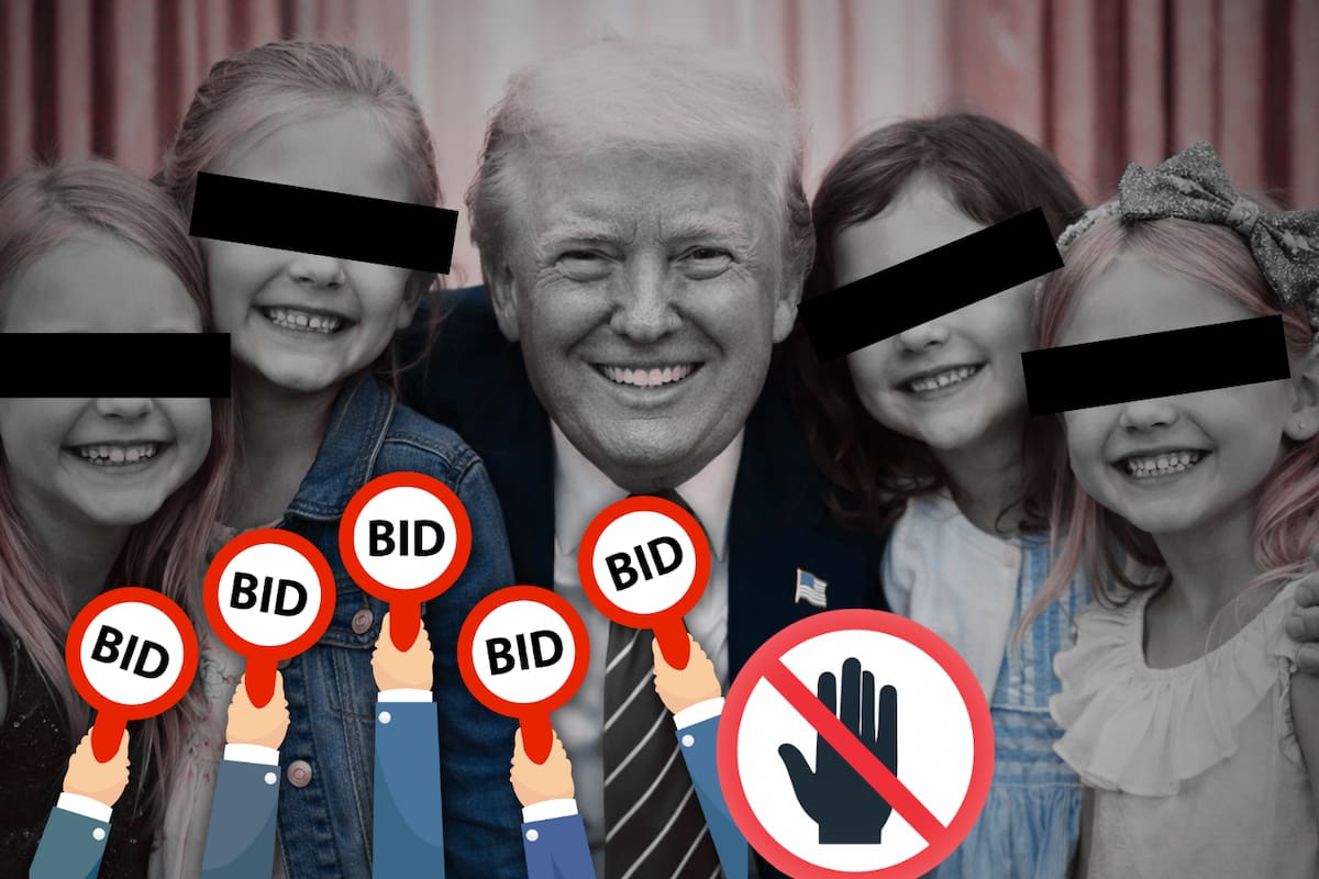 Acusan a Donald Trump de realizar presuntas “subastas de niñas” en los archivos Epstein: esto es lo que revelan los documentos