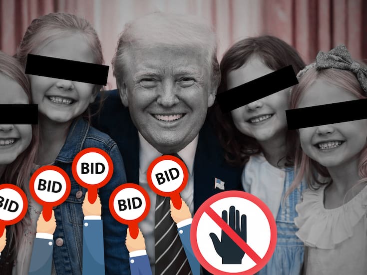 Acusan a Donald Trump de realizar presuntas “subastas de niñas” en los archivos Epstein: esto es lo que revelan los documentos