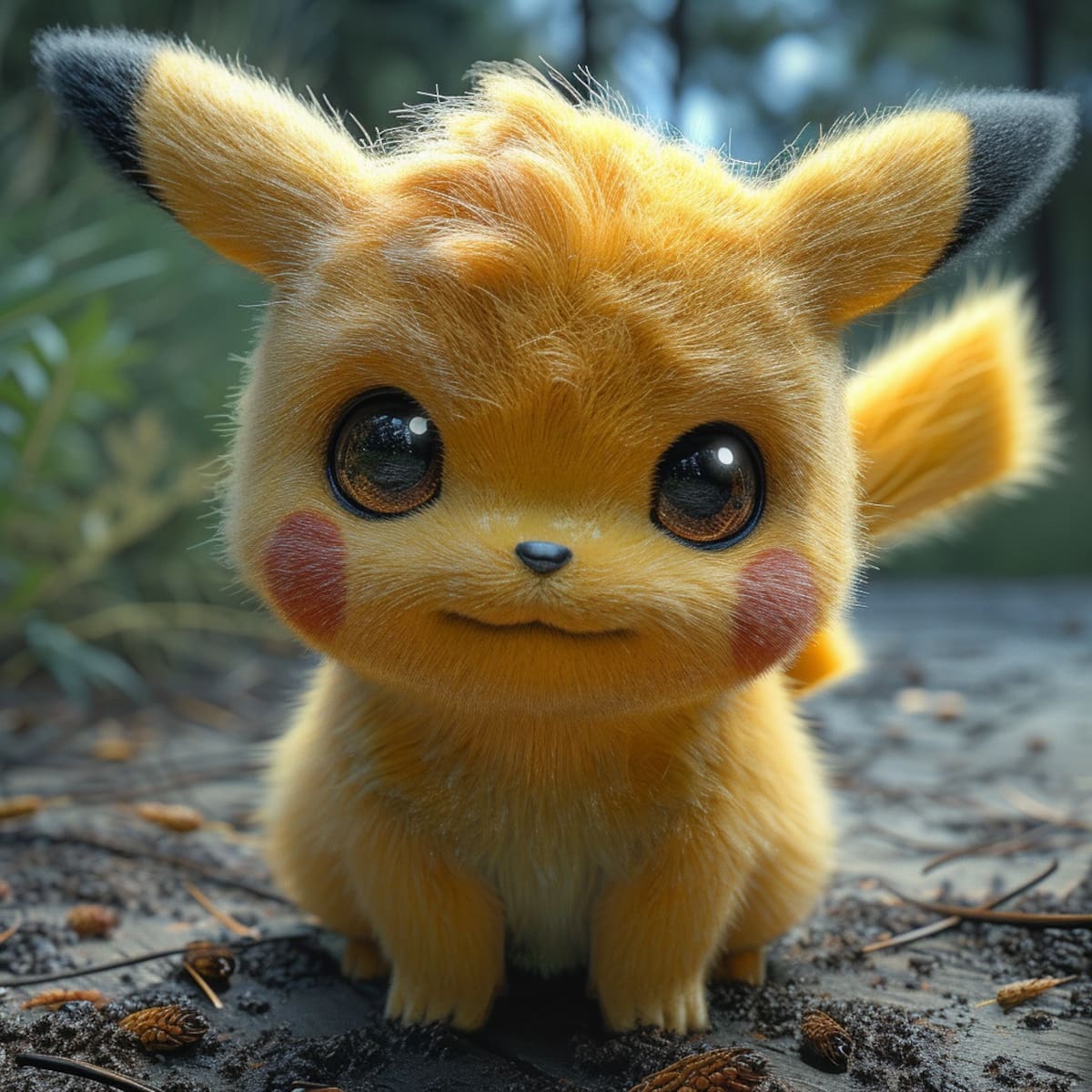 Pikachu en versión realista según la Inteligencia Artificial