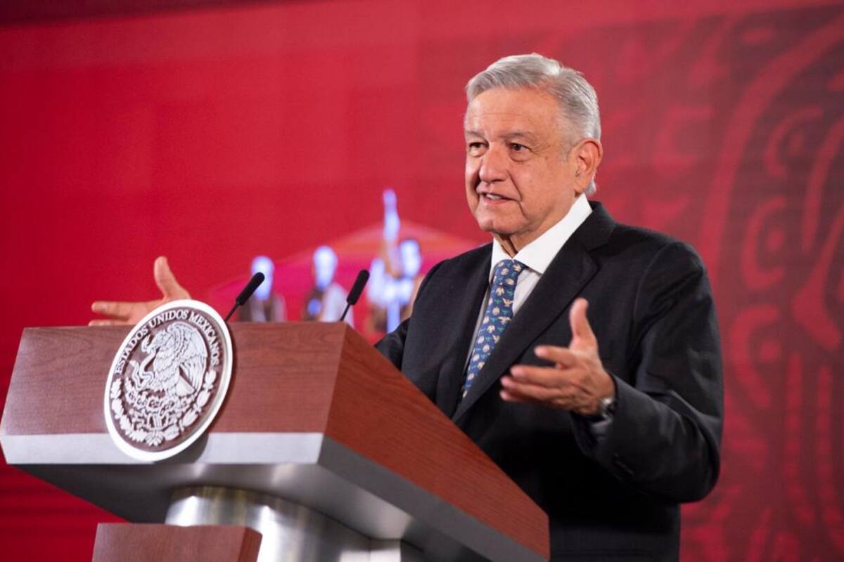 Conferencia de AMLO desde Palacio Nacional