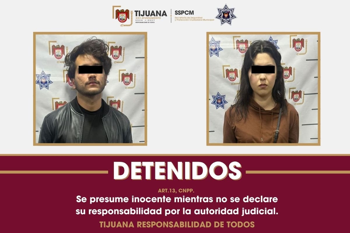 Capturan a dos personas implicadas en robo con violencia en la colonia Jardín Dorado