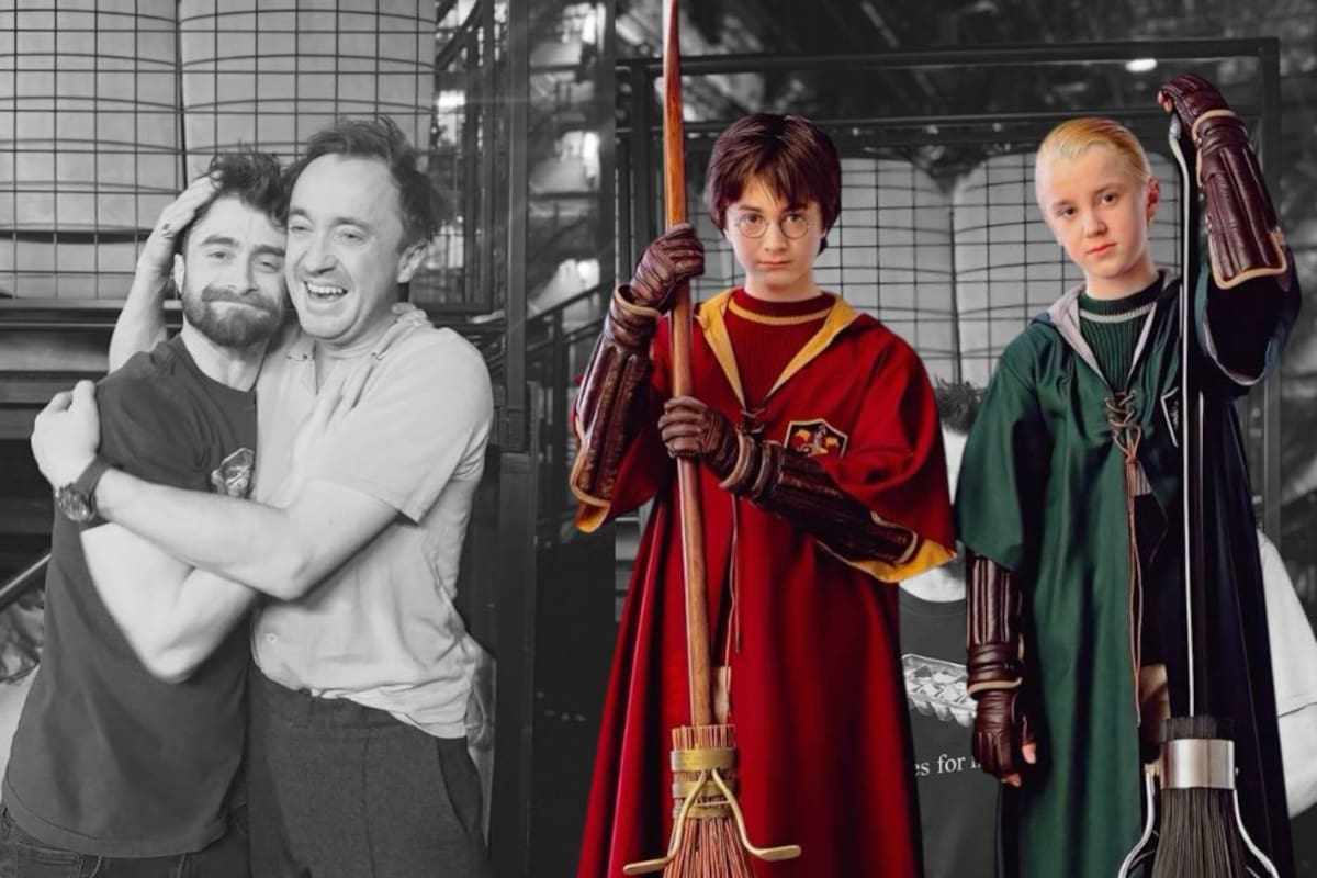 Tom Felton y Daniel Radcliffe se reencuentran 14 años después de Harry Potter: la razón detrás de su abrazo en Nueva York