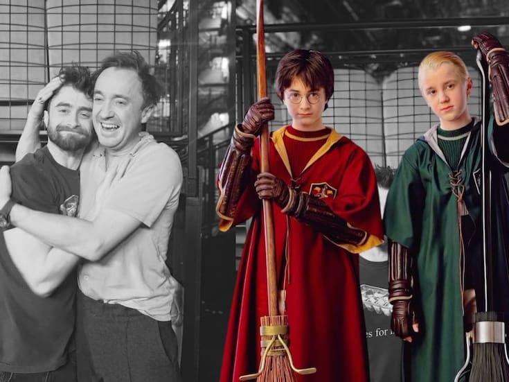 Tom Felton y Daniel Radcliffe se reencuentran 14 años después de Harry Potter: la razón detrás de su abrazo en Nueva York