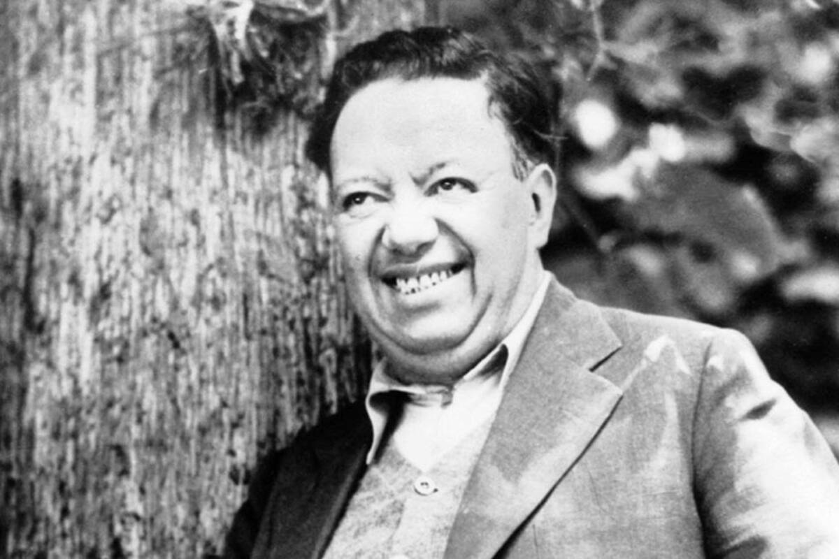 Así era la voz de Diego Rivera cuando cantaba a sus amigos
