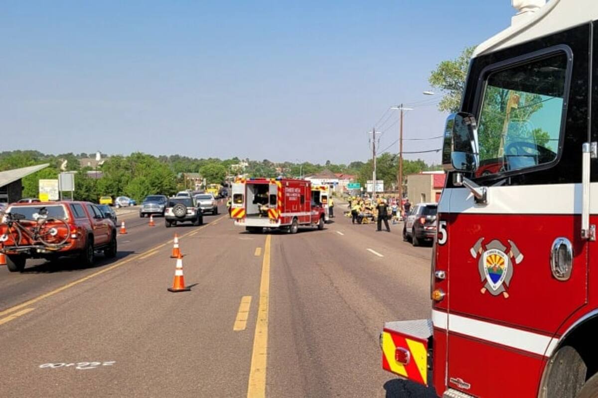Terror: Sujeto arrolla a nueve ciclistas en Arizona