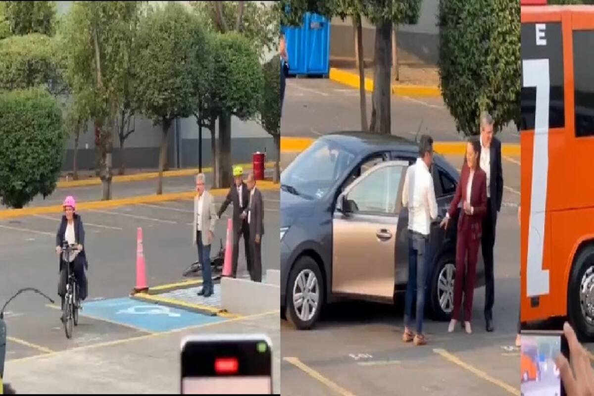 Así llegaron los candidatos al INE, listos para el debate presidencial 2024