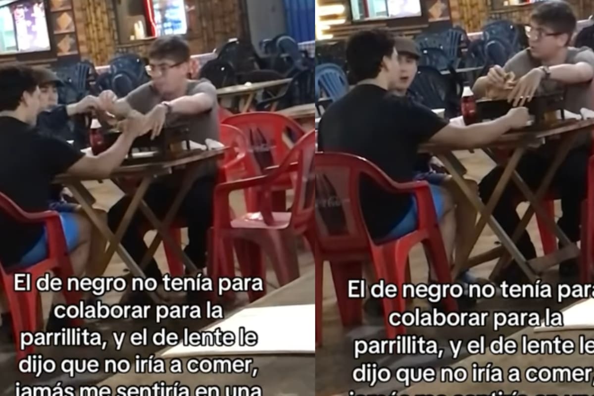 “No sabemos, pero seguro siempre les hace lo mismo”: Hombre graba a grupo de amigos dejando sin comida a uno por no cooperar