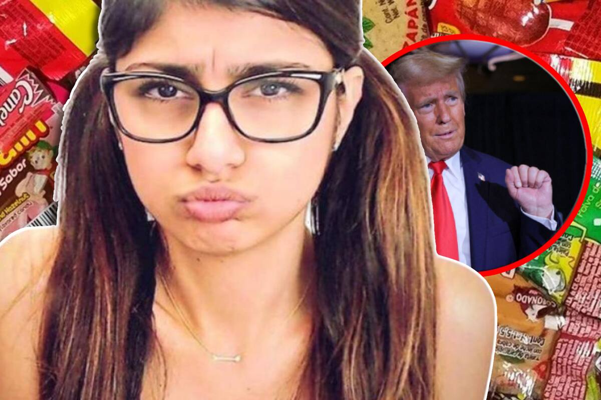 Mia Khalifa arremente contra los aranceles de Donald Trump por que afectan el precio de su dulce favorito