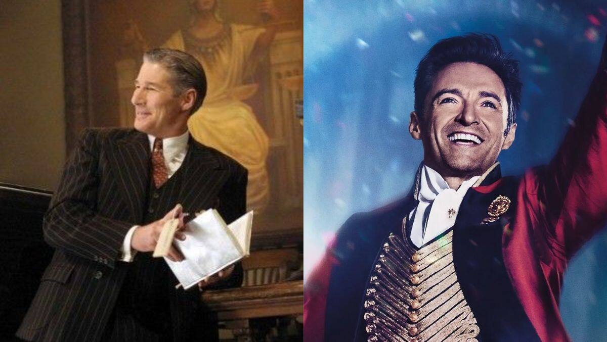 Richard Geere en 'Chicago' / Hugh Jackman en 'The Greatest Showman'
