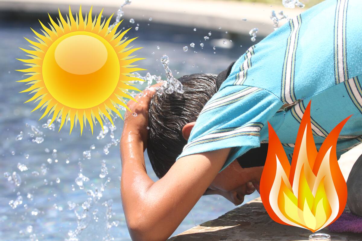 En paralelo a las lluvias, una circulación anticiclónica en niveles medios mantendrá ambiente caluroso a muy caluroso en la mayor parte del país, con una onda de calor.